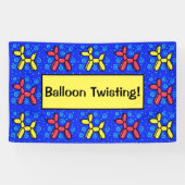 Balloon Twisting ! Banderole (Horizontal)