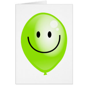 Balloon vert Smilie