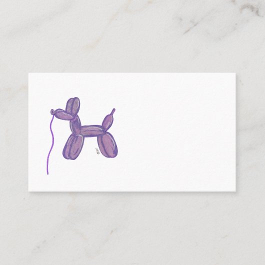 BALLOON VISITEKAARTJE (Voorkant)