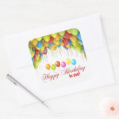 Balloon Wow Stickers Anniversaire (Enveloppe)