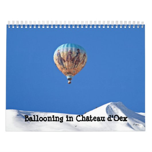 Ballooning in Château d'Oex Kalender (Hoes)