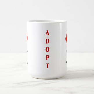 Balloonns rouge me secourent tasse de café en