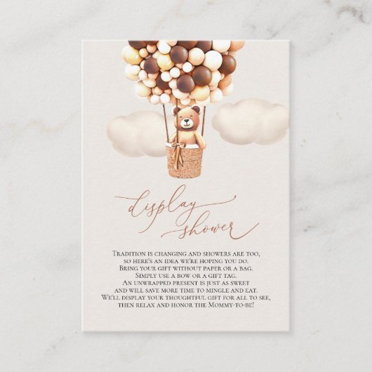 Balloons à oreilles Brown Afficher la carte de boî (Devant)