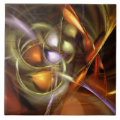 Balloons and Ribbons Abstract Tegeltje (Voorkant)