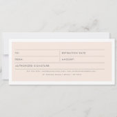 Balloons Business Logo Cadeaubon (Achterkant)