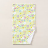 Balloons Coeur à air chaud Vert (Serviette à main)