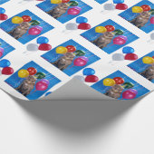 Balloons en watersproeipapier cadeaupapier (Hoek)