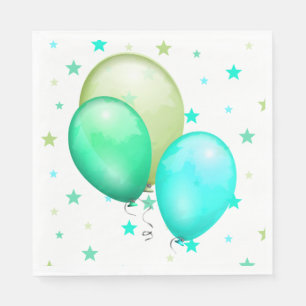 Balloons et serviettes en papier étoile