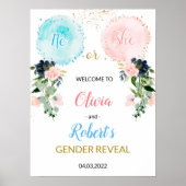 Balloons Genderkwesties onthullen Welkome Posters (Voorkant)