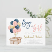 Balloons Geslacht Kaart (Staand voorkant)