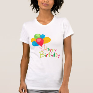 Balloons Happy Birthday T-shirt