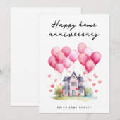 Balloons House Happy Home Jubileum Realty (Voorkant / Achterkant)