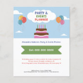 Balloons - Kleurrijke feest- en evenementenplanner Flyer (Voorkant)