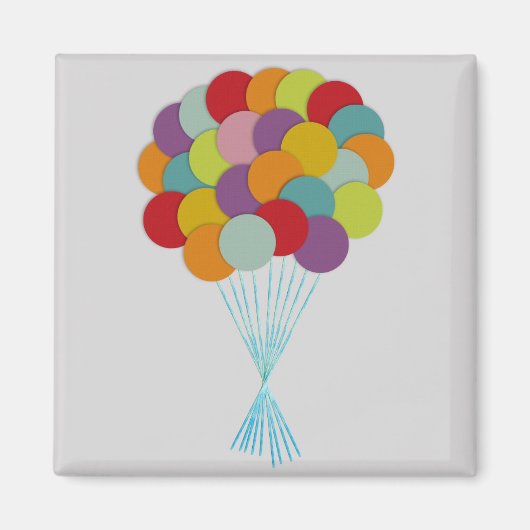 Balloons Magnet Magneet (Voorkant)
