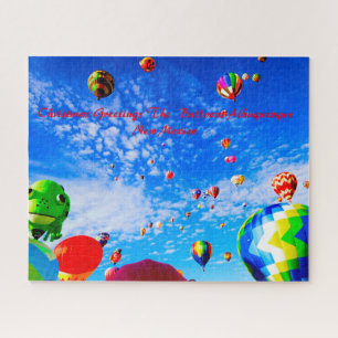 Balloons New Mexico. kerstcadeautjes Legpuzzel