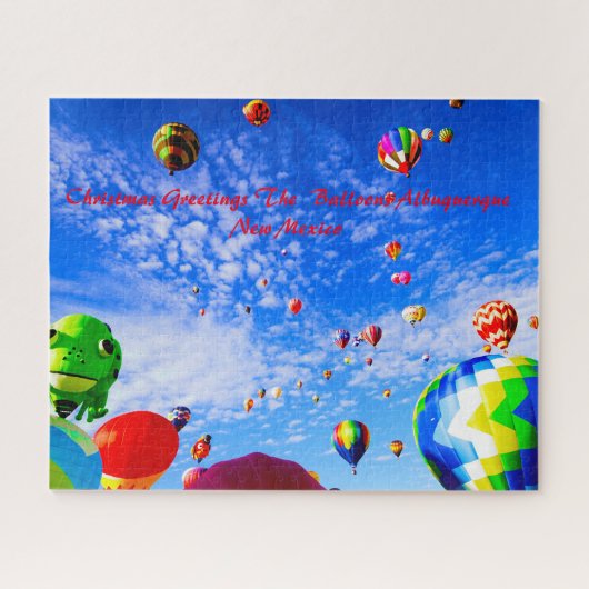 Balloons New Mexico. kerstcadeautjes Legpuzzel (Horizontaal)