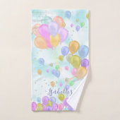 Balloons Pastel Towel (Serviette à main)