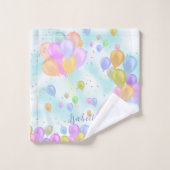 Balloons Pastel Towel (Gant de toilette)