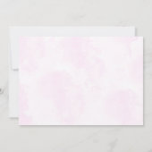 Balloons rose Bow Fille Carte de remerciements d'a (Dos)