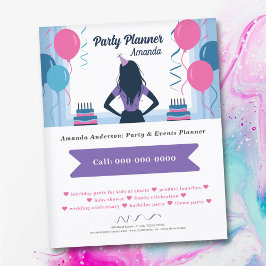 Balloons & Twists - Party Planner Flyer