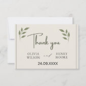 Ballotin de Merci minimaliste (Devant)