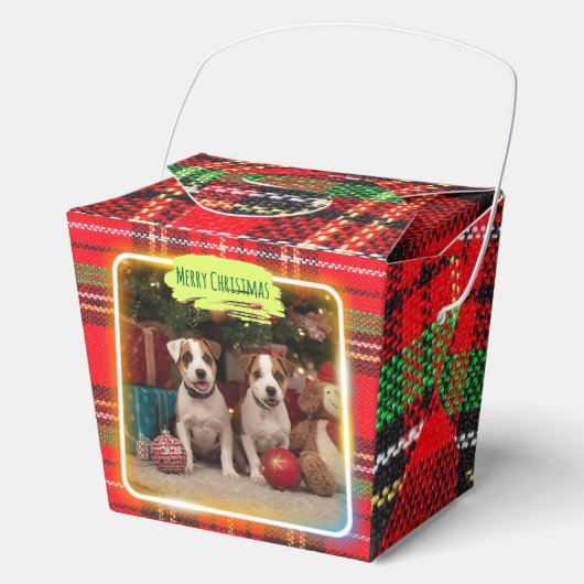 BALLOTINS チェック柄がかわいいジャックラッセルテリアの子犬たちとクリスマス♡ (Recto)