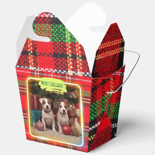 BALLOTINS チェック柄がかわいいジャックラッセルテリアの子犬たちとクリスマス♡ (Ouvrir)