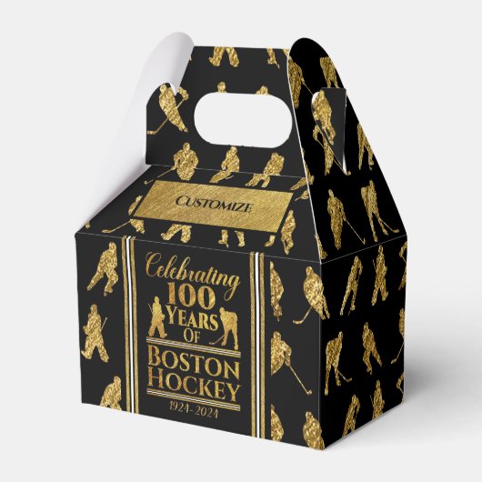 Ballotins 100 Ans De Boston Hockey Gable (Verso)