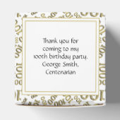 Ballotins 100e anniversaire Gold/White Random Number Motif (Haut)