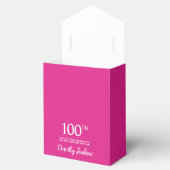 Ballotins 100e anniversaire Hot rose Merci étincelant (Ouvert)