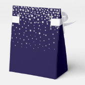 Ballotins 100e anniversaire Marine Blue Sparkly Merci (Arrière)