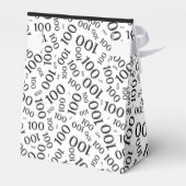 Ballotins 100e anniversaire Random Number Motif noir/blanc (Arrière)