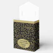 Ballotins 100e anniversaire Random Number Motif Noir/Or (Ouvert)