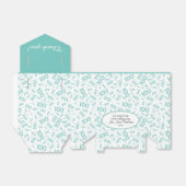 Ballotins 100e anniversaire Random Number Motif Turquoise/bl (Déplié)