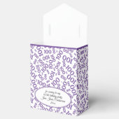 Ballotins 100e anniversaire Random Number Motif violet/blanc (Ouvert)