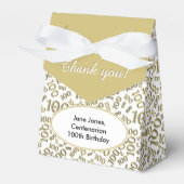 Ballotins 100e anniversaire Random Numéro Motif Or/Blanc (Verso)