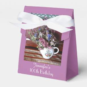 Ballotins 100th Ballotin d'anniversaire, théière vintage