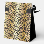 Ballotins 100th Birthday Gold Leopard Print Thank You  (Verso)