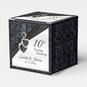 Ballotins 10e anniversaire de mariage onyx