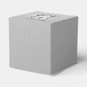 Ballotins 10e anniversaire Mariage d'argent métallique (Arrière)