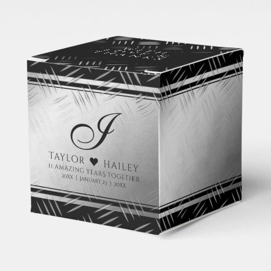 Ballotins 11ème anniversaire de Mariage en acier (Verso)