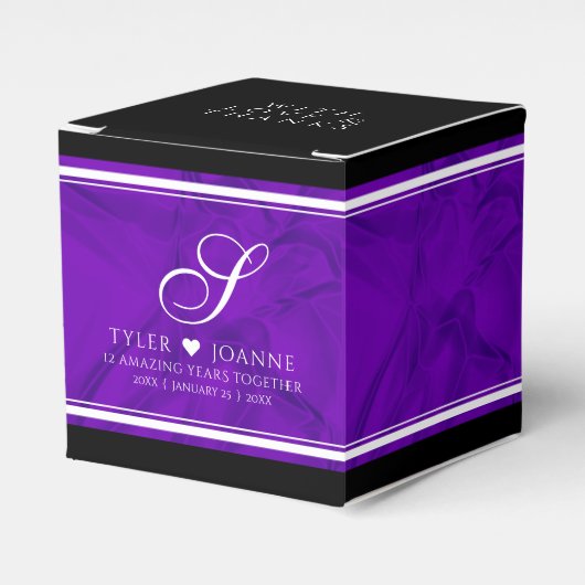 Ballotins 12ème anniversaire de la Mariage de soie (Verso)