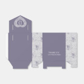 Ballotins 13 ans dentelle mariage coeur merci Ballotin (Déplié)