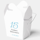 Ballotins 15e anniversaire de quinceanera bleu noir lettre n (Ouvrir)