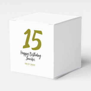 Ballotins 15e anniversaire quiencenera ajouter date année or
