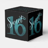 Ballotins 16 ans | Turquoise Green Grunge et Parties scintil (Arrière)