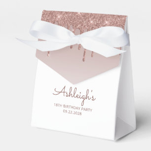 Ballotins 18e Anniversaire Élégant Rose Gold Paillettes Dégo