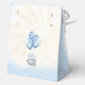 Ballotins 1er Anniversaire Garçon Bleu Beige Teddy Ours Gran (Verso)