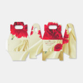 Ballotins 1er anniversaire Mariage Arrière - plan d'or (Déplié)