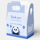 Ballotins 1er anniversaire panda bleu fête (Ouvert)